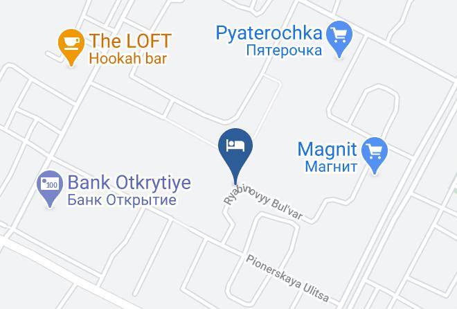 Nizhnevartovsk - Park Hotel Maps