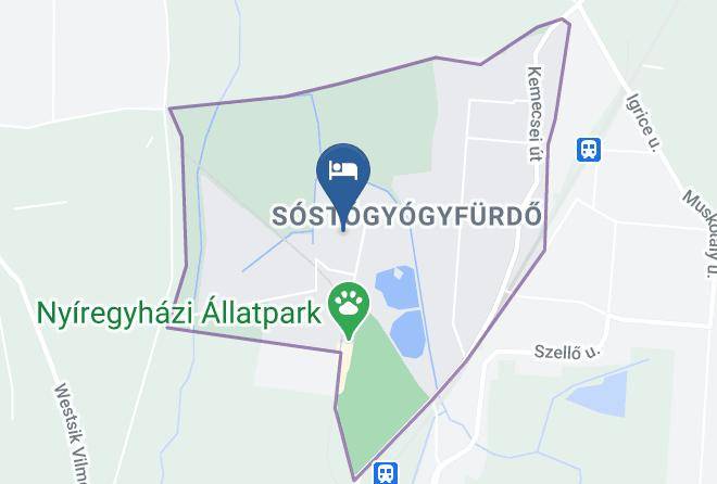 Nyiregyhaza - Park Hotel Maps
