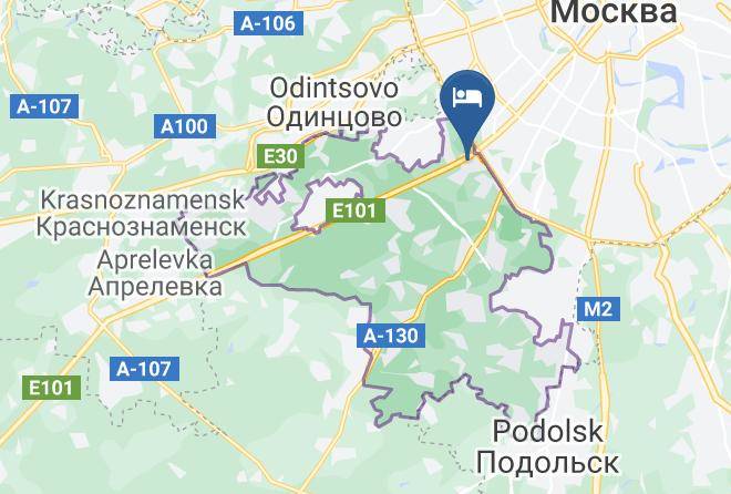 Moscow - Park Hotel Parus Maps