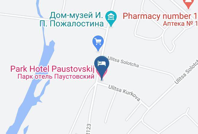Solotcha - Park Hotel Paustovskij Maps