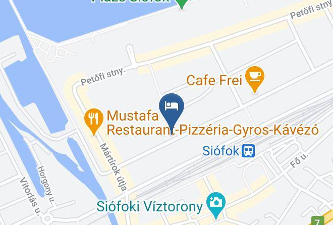 Siofok - Park Hotel & Restaurant Maps