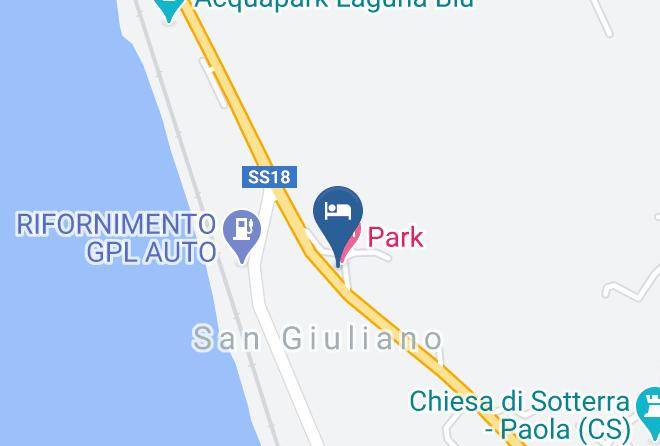 Cosenza - Park Hotel Ristorante Maps