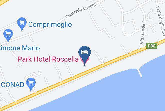 Reggio Di Calabria - Park Hotel Roccella Maps