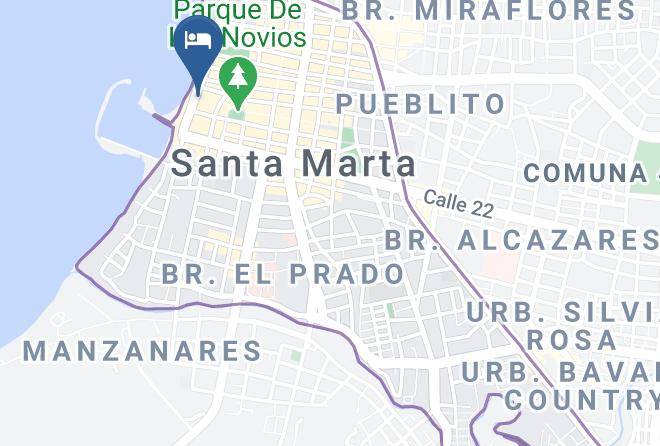 Santa Marta - Park Hotel Maps