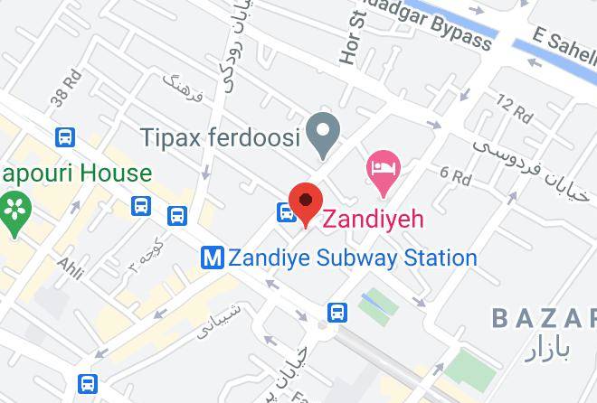 Shiraz - Park Hotel Maps