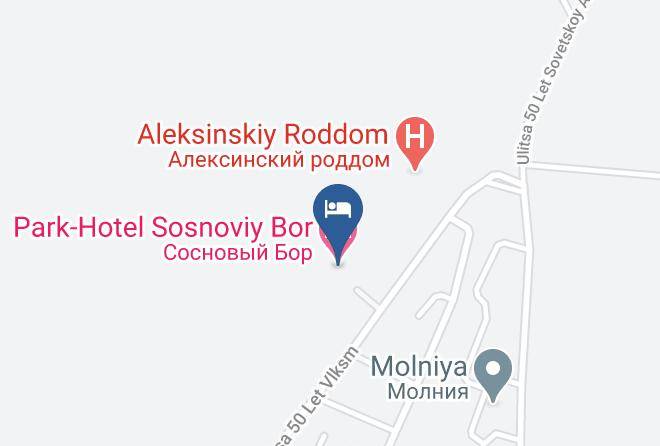 Park Hotel Sosnoviy Bor Map