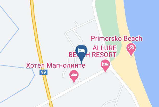 Primorsko - Park Hotel & Spa Les Magnolias Primorsko Maps