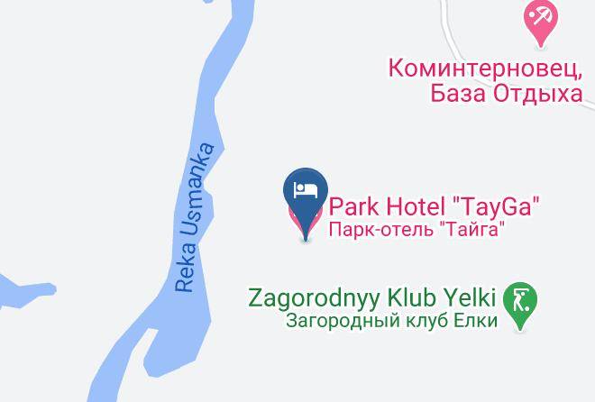 Park Hotel Tayga Map