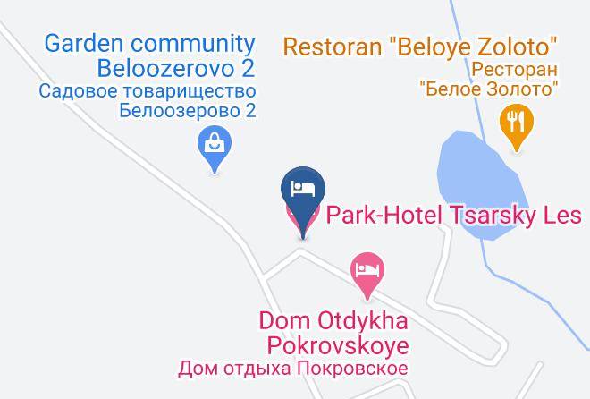 Odintsovsky District - Park Hotel Tsarsky Les Maps