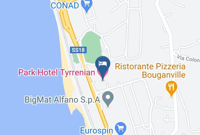 Cosenza - Park Hotel Tyrrenian Maps