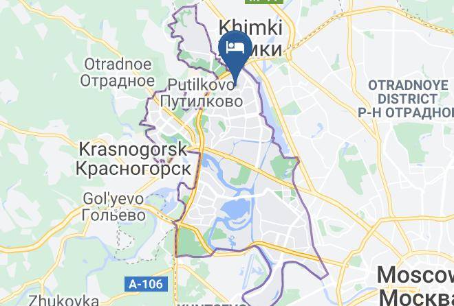 Moscow - Park Hotel Veles Maps