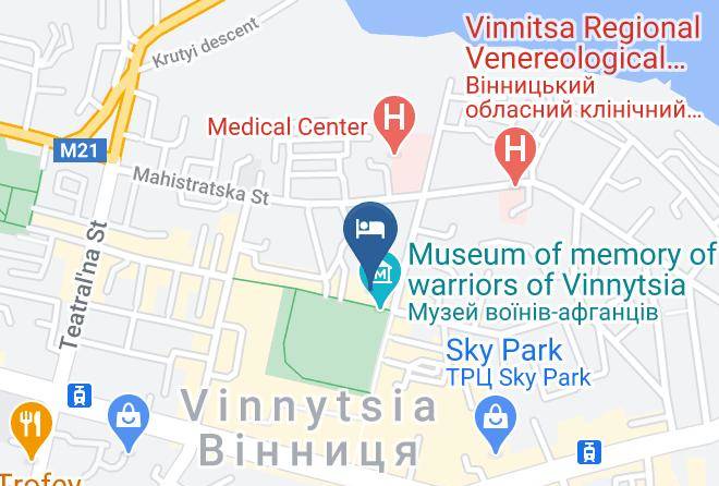 Vinnytsya - Park Hotel Maps