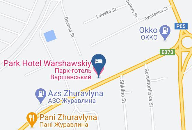 Sarny Raion - Park Hotel Warshawskiy Maps