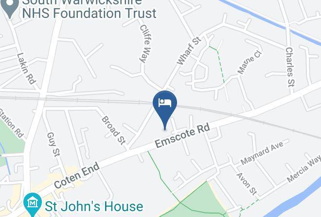 Warks - Park House Guest House Maps