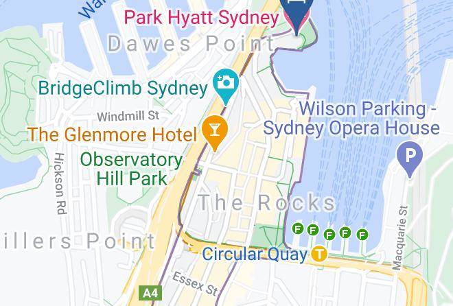 Sydney - Park Hyatt Sydney Maps