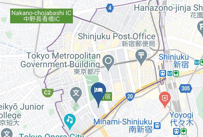 Park Hyatt Tokyo Map