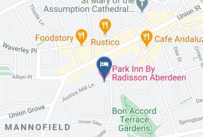 Aberdeen City - Park Inn By Radisson Aberdeen Maps