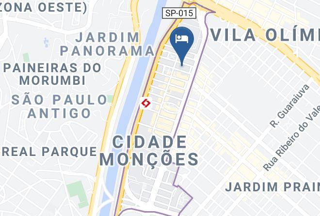 Sao Paulo Itaim Bibi - Park Inn By Radisson Berrini Maps