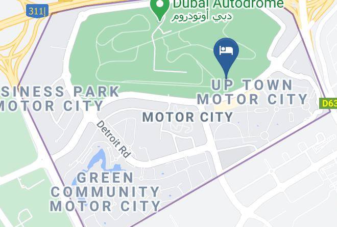 Dubai - Park Inn By Radisson Dubai Motor City Maps