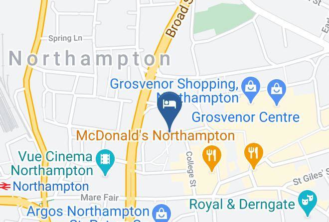 Northants - Park Inn By Radisson Hotel Northampton Town Centre Maps