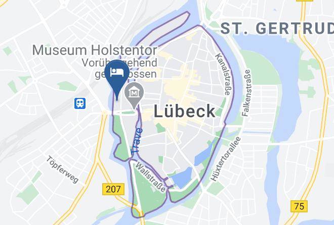 Lubeck - Park Inn By Radisson Lubeck Maps