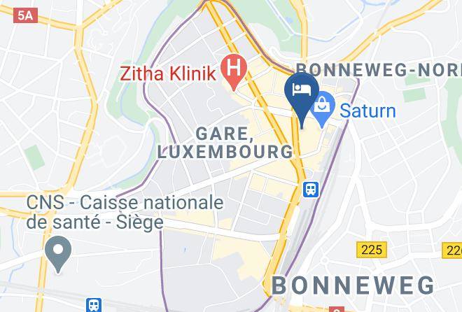 Luxembourg Gare - Park Inn By Radisson Luxembourg City Hotel Maps