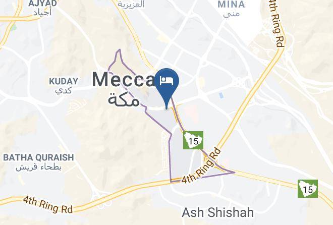 Mecca - Park Inn By Radisson Makkah Al Naseem Maps