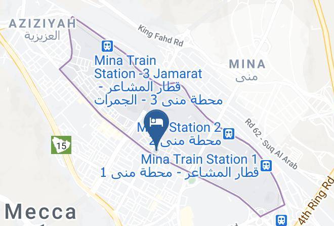 Mecca - Park Inn By Radisson Makkah Aziziyah Maps