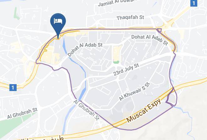 Bawshar - Park Inn By Radisson Muscat Maps
