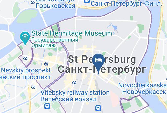 Saint Petersburg - Park Inn By Radisson Nevsky St Petersburg Hotel Maps
