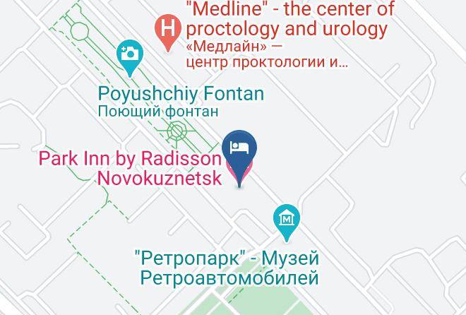Novokuznetsk - Park Inn By Radisson Novokuznetsk Maps