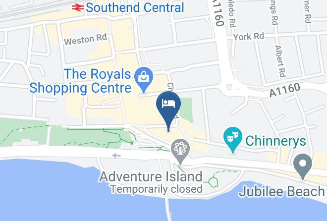 Park Inn By Radisson Palace Southend On Sea Map