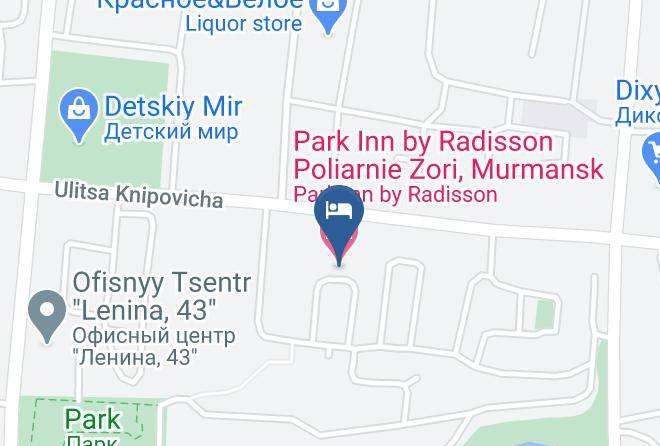 Murmansk - Park Inn By Radisson Poliarnie Zori Murmansk Maps