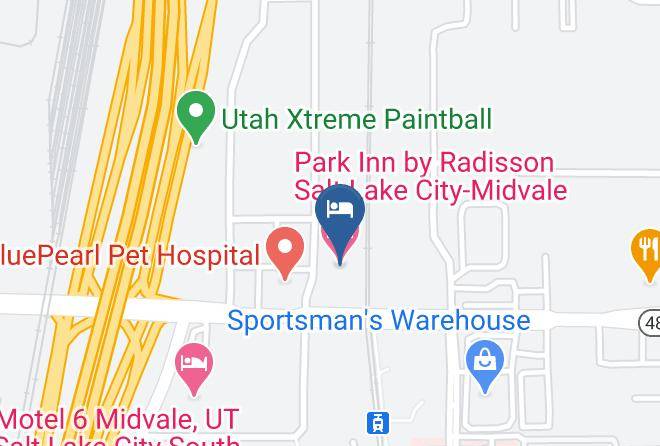Salt Lake - Park Inn By Radisson Salt Lake City Midvale Maps