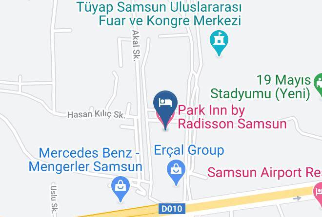 Tekkekoy - Park Inn By Radisson Samsun Maps