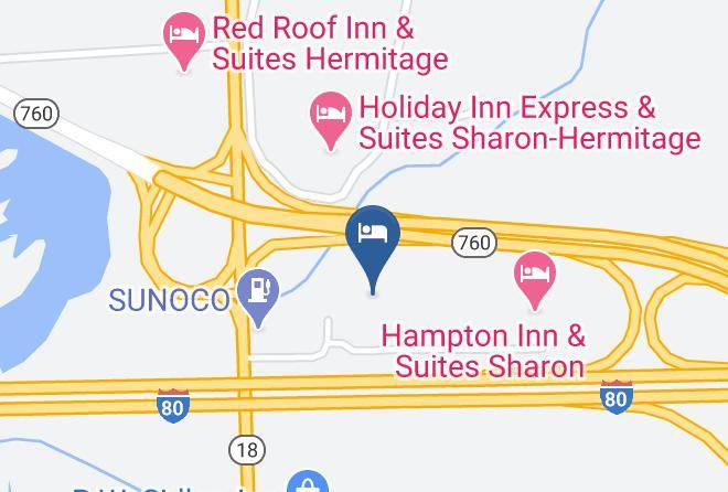 Park Inn By Radisson Sharon Pa Map
