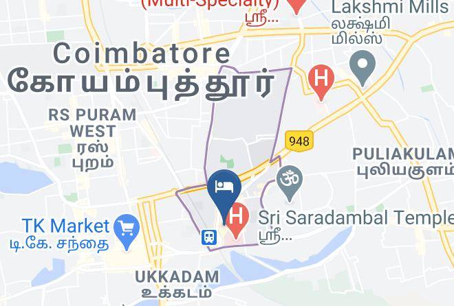 Coimbatore - Park Inn Maps