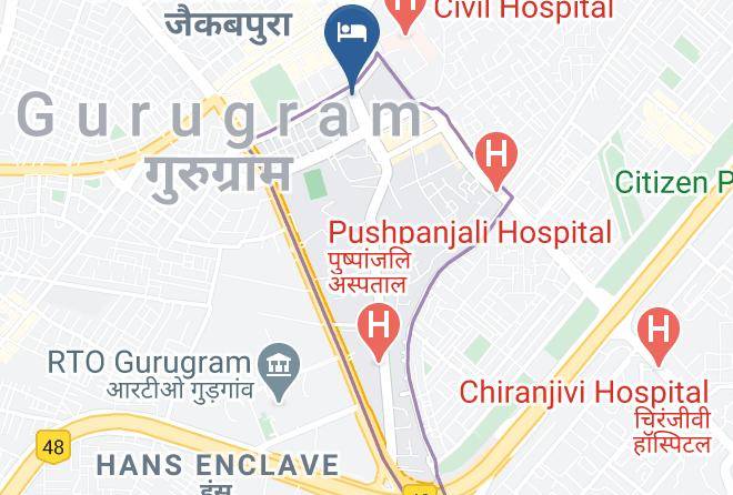 Gurgaon - Park Inn Gurgaon Maps