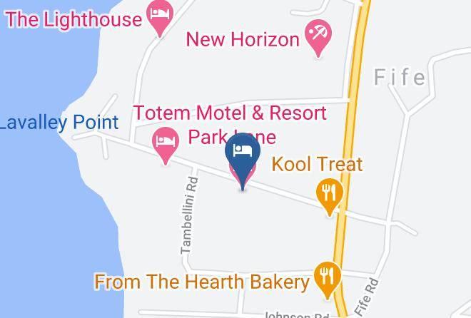 Barefoot Villas Cabins & Hotel In Christina Lake Map