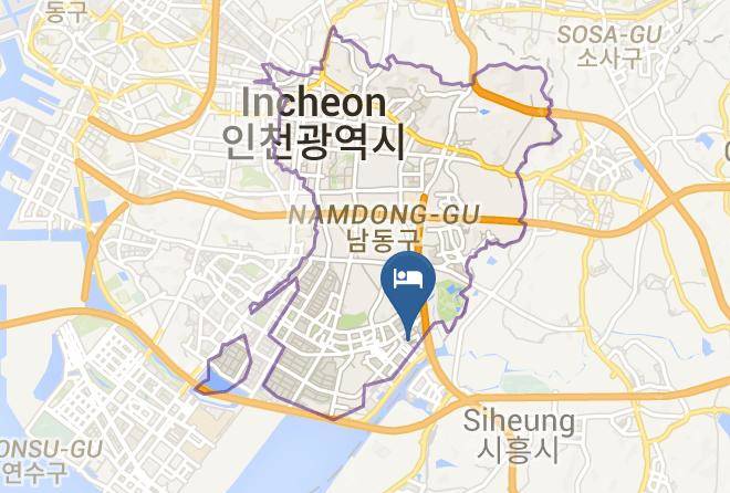 Namdonggu - Park Marine Hotel Maps