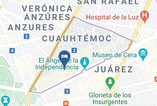 Cuauhtemoc - Hotel Park Nilo Maps