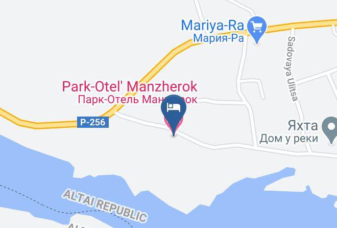 Mayminsky District - Park Otel' Manzherok Maps