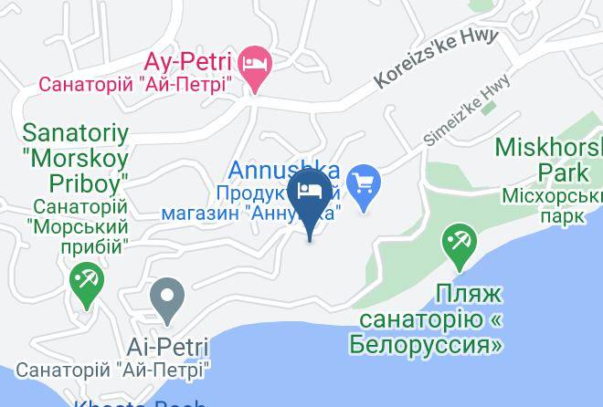 Yalta - Park Otel' Rodos Maps