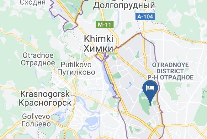 Moscow - Park Otel' Sheremet'yevskiy Upravleniya Delami Prezidenta Rf Maps