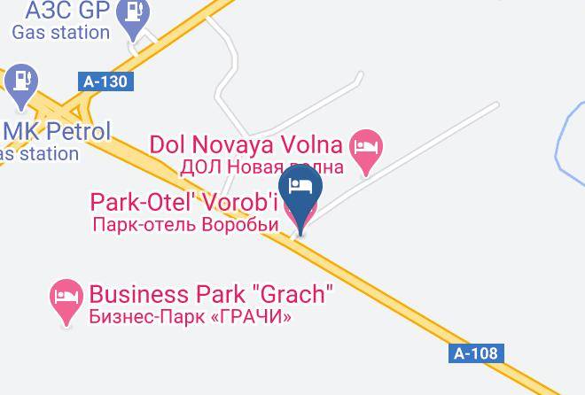 Zhukovsky District - Park Otel' Vorob'i Maps
