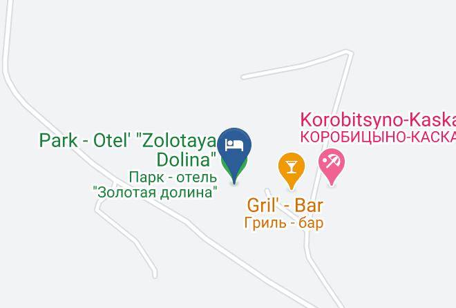 Park Otel' Zolotaya Dolina Map
