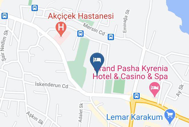 Yukari Girne - Park Palace Hotel Maps