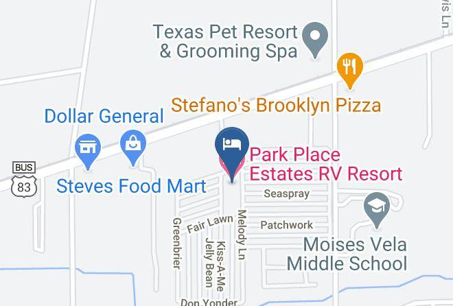 Park Place Estates Rv Resort Map