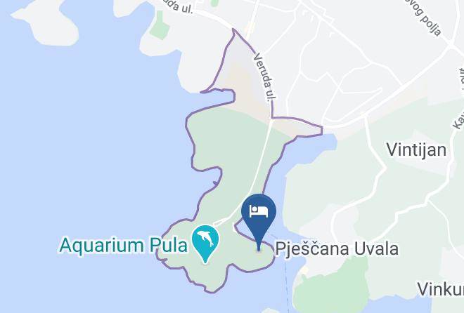 Park Plaza Histria Pula Map