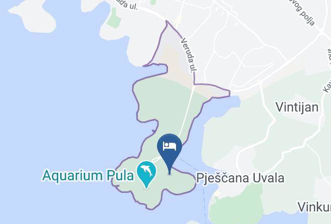 Pula - Park Plaza Verudela Pula Maps